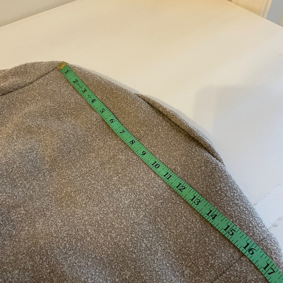 Lafayette 148 Wool Blend Textured Boucle Blazer Sz 8 Neutral Minimalist Jacket - Picture 11 of 13